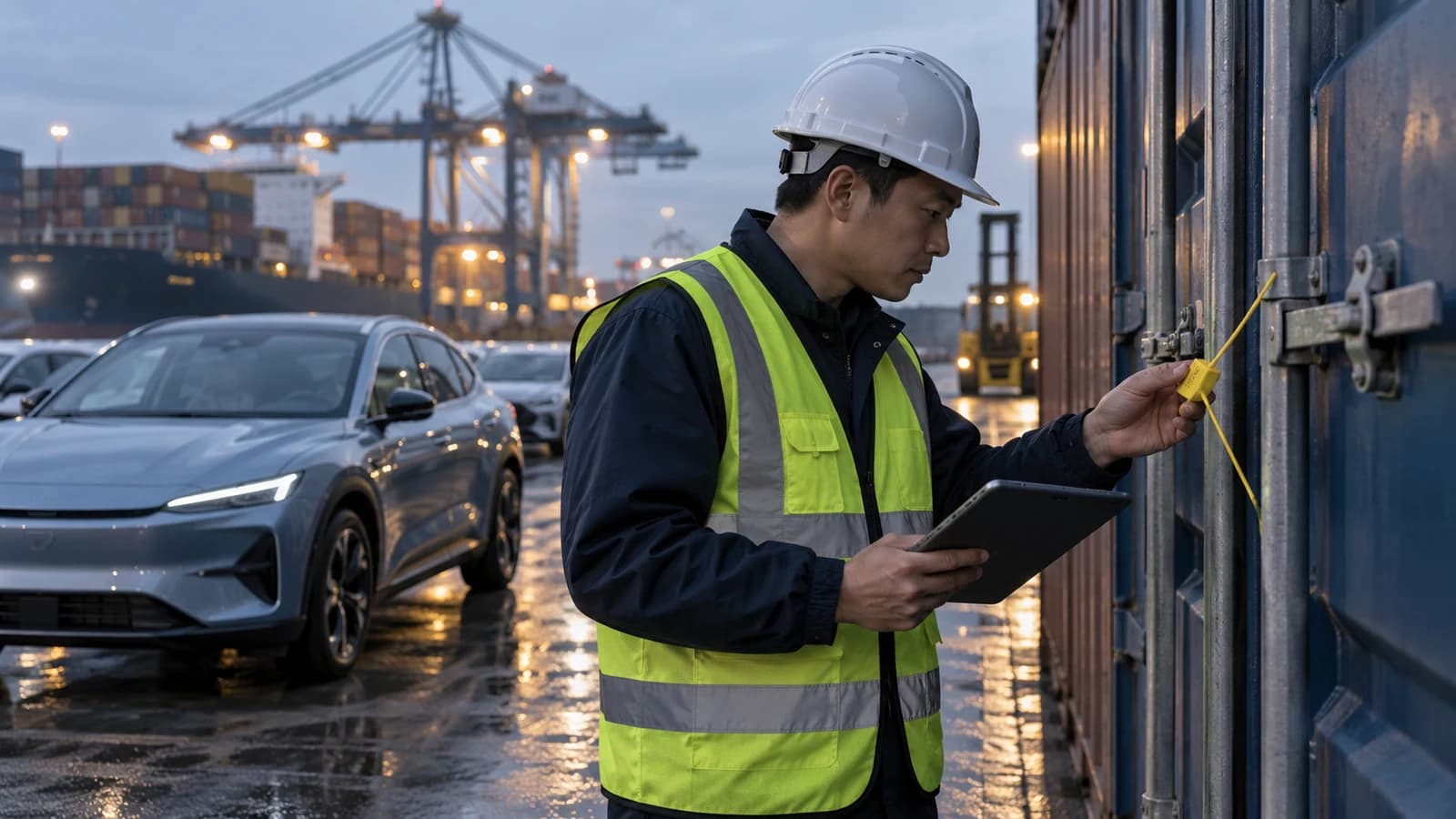 Chinese EV Container Seals: Record the Handover